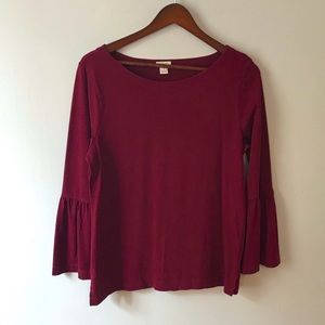 J. Crew | Bell Sleeve Top